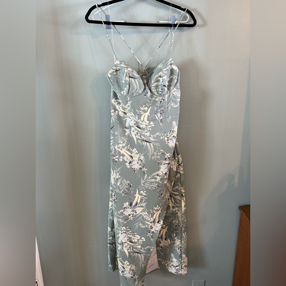 Wild Fable Green Floral Dress